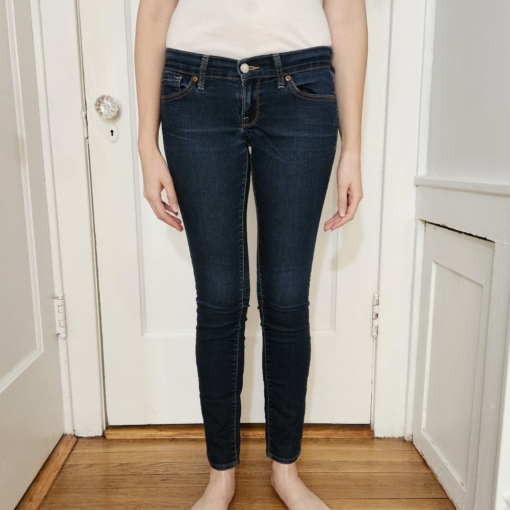 Lucky Brand Jeans 0 25 Lucky Brand Charlie Skinny Jeans Dark Wash Women's